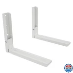 Avf Wall-mounted Microwave Brackets White Set Of 2 Universal, Adjustable. Fixed Price $45.49.