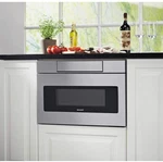 Sharp SMD2470ASY Microwave Drawer Oven, 24-INCH, 1.2 Cubic Feet, 950 Watt. Fixed Price $1100.00.