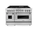 Open Box Zline 48" Gas Range Convection Oven Stainless Steel RG48-OB. Fixed Price $4340.01.