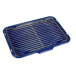 Wolf 30" Blue Enamel Premier Professional Broiler Pan Genuine Accessory. Fixed Price $190.55.