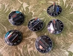 Vintage Range Oven Burner Knob Set 393D532P4. Fixed Price $48.69.