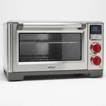 Wolf Gourmet Elite Digital Countertop Convection Toaster Oven Red Knobs WGCO150S. Fixed Price $539.97.