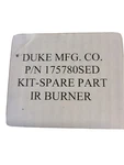 Duke Burner #175780SED. Fixed Price $275.00.
