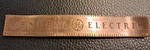 Vintage General Electric Emblem Brass Plate From Floor Model Radio. Fixed Price $18.00.