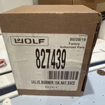 Wolf 827439 Burner Valve, 15K, Nat B1. Fixed Price $149.99.