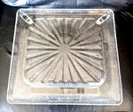 Vintage Amana Radarange Square 13.5X14.5" Microwave Glass Tray Plate Replacement. Fixed Price $20.99.