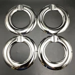 Stanco Chrome-plated Steel Range Reflector Pan 7-1/4 In. Lot Of Four (4). Fixed Price $20.04.