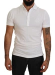 Dolce & Gabbana T-shirt White Cotton Logo Short Sleeve Polo IT44/ US34/XS 500USD. Fixed Price $134.50.