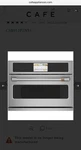 Ge Cafe Advantium Built-in Wall Oven. Fixed Price $2199.00.