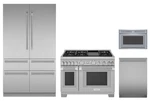 Thermador 48" Refrigerator, Dual Fuel Range, 24" Dishwasher And Drawer Microwave. Fixed Price $22900.00.