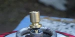 Camping Hiking Stove Gas Burner Cylinder Tank Refill Adapter. Fixed Price $12.00.
