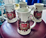 Set 4 Old Milwaukee Ceramic Beer Steins Mccoy Pottery 6020 Tall Excellent. Fixed Price $11.95.
