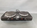Aroma Dual Burner Hot Plate Electric 120V #CHP-312 Clean!. Fixed Price $17.99.