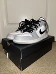 Air Jordan Mid "lt Smoke Grey/black-white" Size 10 Pre-owned. Fixed Price $50.00.