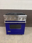 Viking VGIC53014BCB - 30" Professional Gas Range Oven Burner Cobalt Blue. Fixed Price $2999.99.