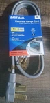 Eastman 61256, 3-PRONG Electric Range Cord 40 Amps, 250V, Ft Length, Grey -new. Fixed Price $15.60.