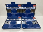4X New 9" 1/4" Gas Drip Pan W/ 9/16" Rd Hotpoint Ranges PM32X90. Fixed Price $30.00.