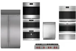Wolf Series Single Ovens, Steam Oven, Warming Drawer 48" Rangetop Asko Dishwas. Fixed Price $41999.00.