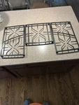 Ge Monogram 36 Gas Cooktop Grates For Model # ZGU375LSDSS. Fixed Price $225.00.