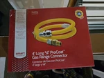 Smart Choice 4' Long 5/8" Coated Gas Range Connector PN/5304490733. Fixed Price $7.50.