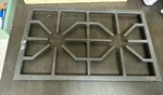 Wolf Gas Cooktop Grate 12" X 20" Cast Iron Professional Wok Burner. Fixed Price $69.99.