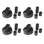 4-PACK Black Generic Design Universal Control Knob With 12 Adapters. Fixed Price $12.59.