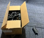Box Of 50 Eaton Single Row Barrier Terminal Block Pole Screw A484304S2662. Fixed Price $153.30.