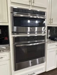 Ge PT7800SHSS - Microwave Wall Oven Solid Black Little Used. Fixed Price $1399.00.