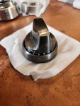 Ge Cafe Brushed Black 223C7621P001 Griddle Knob With 223C7618P001 Base. Fixed Price $59.99.