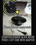 Black Counterclockwise Vent Hood Blower Motor P1302-1 W/plug Fasco 71731014. Fixed Price $115.00.