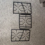 Monogram Range Grate Set (3) WB49X10076 WB49X10183 WB49X10075. Fixed Price $142.50.