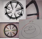 Gas Cooktop Single Burner Grill 9" Round Universal Grate Gray. Fixed Price $29.99.