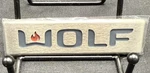 Wolf Oem Logo Nameplate (4" X 1-1/8") 800924 Brand New. Fixed Price $110.00.