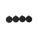 Hotpoint Range Stove Oven Black Burner Knobs Kip 6U12 Set Of 4. Fixed Price $34.95.