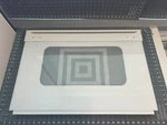 Range Oven Outer Door Glass With Frame P# WB57T10211. Fixed Price $80.00.