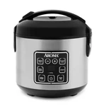 Aroma ARC-914SBD Digital Rice Cooker Steamer 8 Cup Stainless Steel 2QT. Fixed Price $27.99.