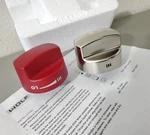 Wolf Oem "hi-low Simmer" Metal Red & Stainless Steel Gas Range Knobs (2PCS). Fixed Price $51.75.