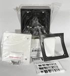 Viking VE-5X5-PNL Black Surface Mounting Box With Blank Aluminum Panel. Fixed Price $69.00.