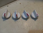 4 Vintage Whirlpool Electric Range Stove Burner Control Selector Knobs KIP7J60. Fixed Price $10.00.