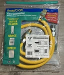 Brass Craft 1/2" Od X 60" Gas Connector For Water Heater, Range, & Dryer - New. Fixed Price $10.05.