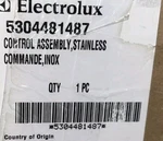 5304481487 Genuine Oem Electrolux Frigidaire Microwave Control Panel Assy -(B25). Fixed Price $75.00.