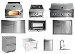Lynx Professional Outdoor Kitchen With 42" Built Grill, Sink, Oven, Storage. Fixed Price $31100.00.