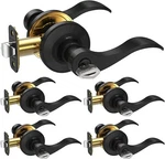 Lock, Handle For Interior Doors & Closet Black, Keyed Entry, Alike. Fixed Price $44.98.