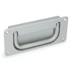 J.w. Winco 425.8-100-NI-SR-B Recessed Folding Pull Handle, Silver,. Fixed Price $72.86.