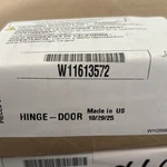 New Oem Whirlpool Dishwasher Door Hinge Arm (right Hand) W11613572. Fixed Price $19.49.