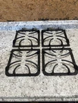 Set Of Grates Frigidaire Gas Stove Oven Burner Square Kenmore 3162024. Fixed Price $44.99.