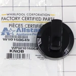Whirlpool Range Burner Control Knob (black) WPW10160649. Fixed Price $29.85.