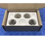 Wolf Stainless Knob Set (4PC) For #CG304PS Cooktops, C-pics & Desc. Fixed Price $199.00.