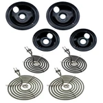 WB31M20 WB31M19 Porcelain Drip Pans And WB30M1 WB30M2 Surface Elements By - C.... Fixed Price $51.83.