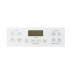 Genuine Oem WB07X24623 Range Control Panel White Overlay - See Descrption!!!. Fixed Price $14.99.